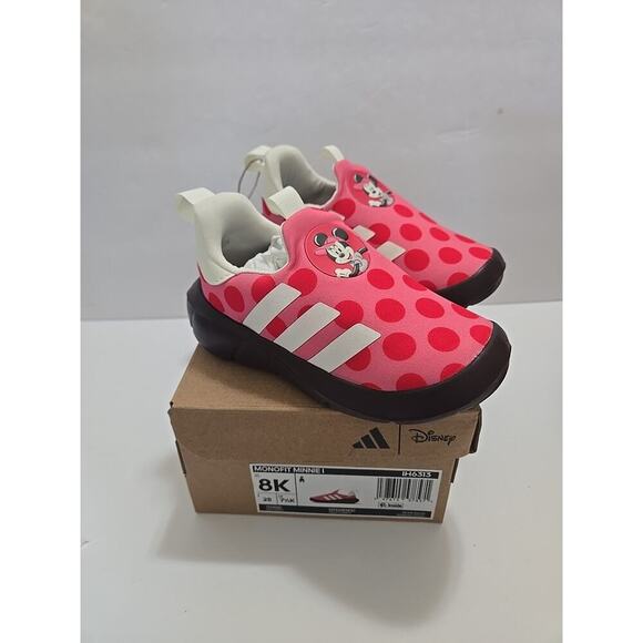 Adidas Disney Monofit Minnie I Slip-on Shoes IH6313 Kids size 8K - Picture 1 of 13